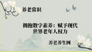 拥抱数字素养：赋予现代世界老年人权力