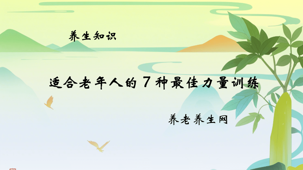 适合老年人的 7 种最佳力量训练