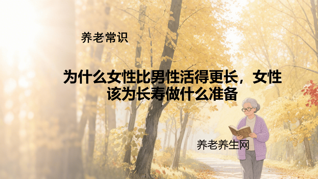 为什么女性比男性活得更长，女性该为长寿做什么准备
