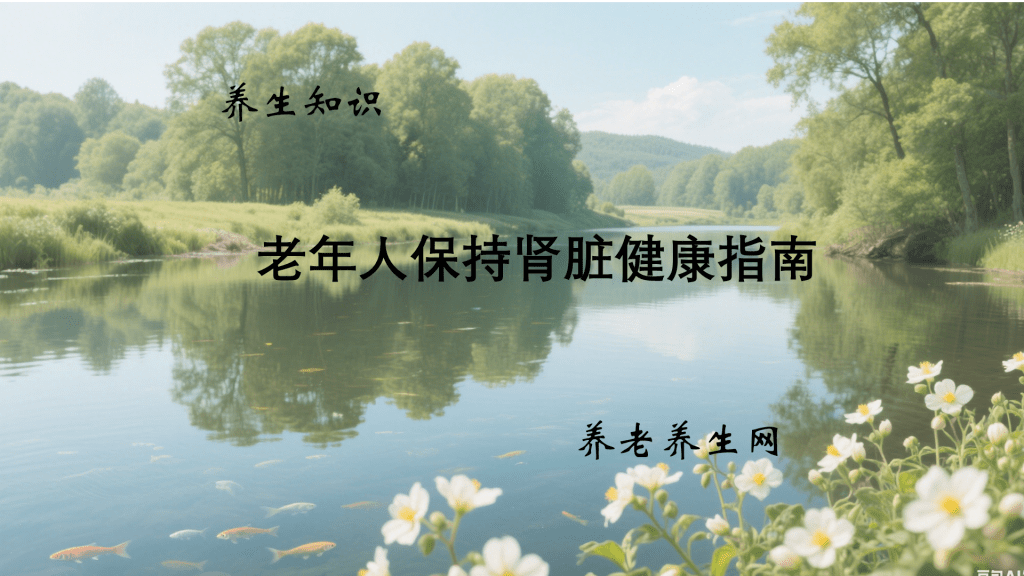 老年人保持肾脏健康指南