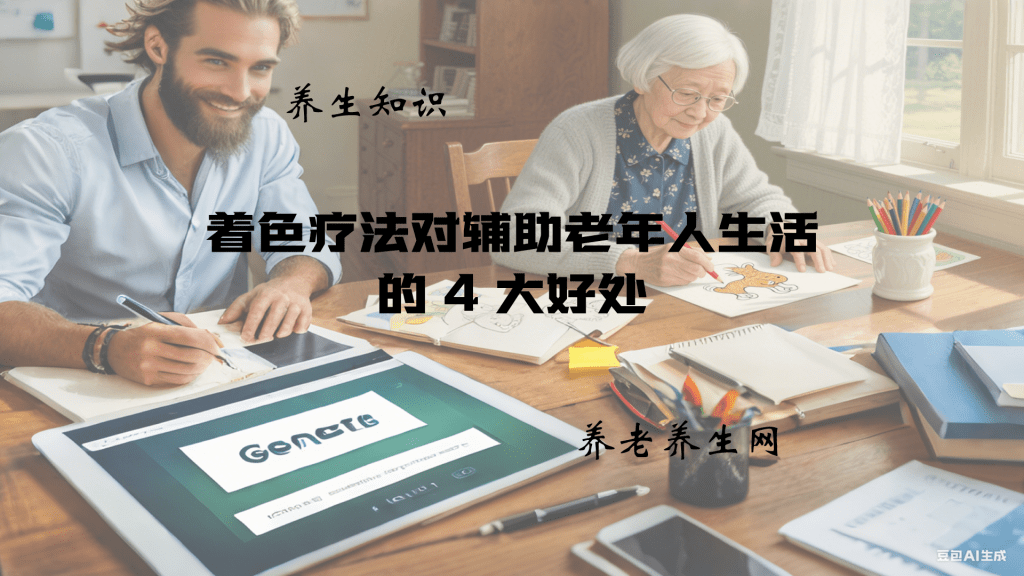 着色疗法对辅助老年人生活的 4 大好处