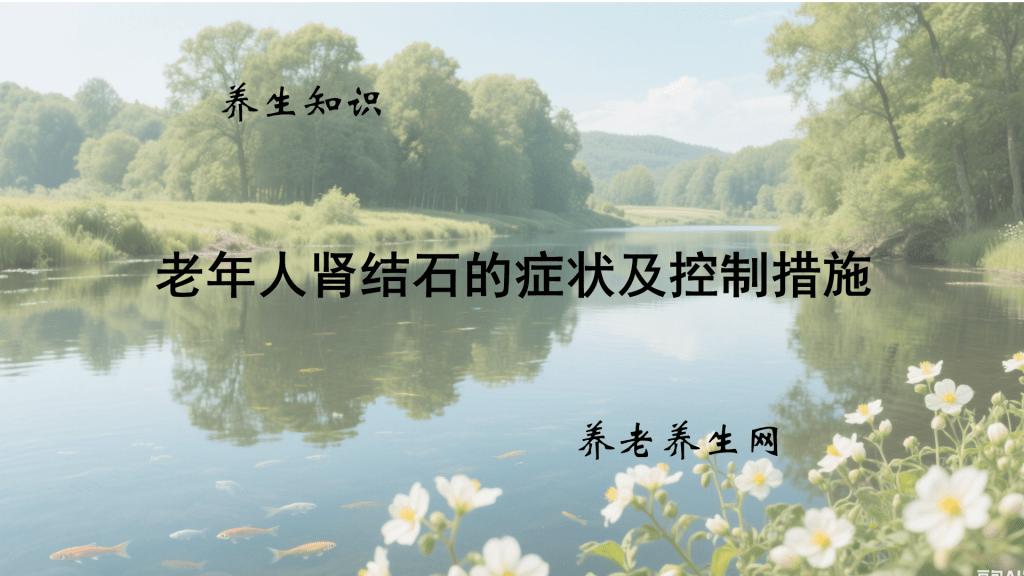 老年人肾结石的症状及控制措施