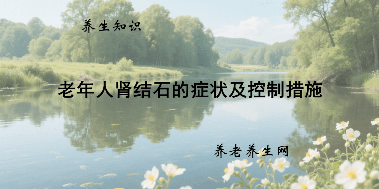 老年人肾结石的症状及控制措施