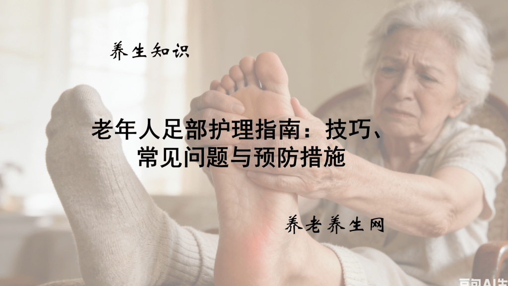 老年人足部护理指南：技巧、常见问题与预防措施