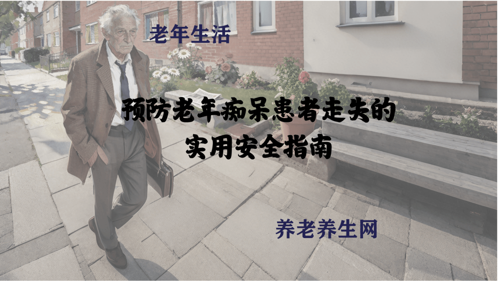预防老年痴呆患者走失的实用安全指南