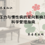 压力与慢性病的双向影响及科学管理指南