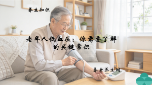 老年人低血压：你需要了解的关键常识